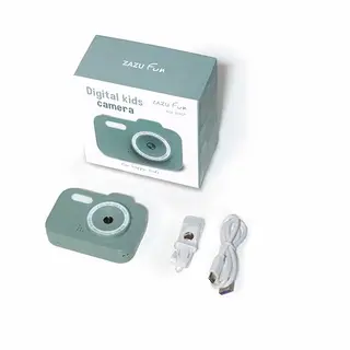 Zazu Fun Hd Digitale Camera Voor Kinderen, 1080p Video, 2, 0 Inch Display, Oplaadbaar, Draagbare Kindercamera Met Grappige Functies Voor Foto's En