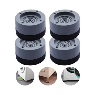 Waledano® Meubelverhogers – Schokdempers - Wasmachine Demper Anti Trillings - Bedverhogers - Wasdroger Dempers - Stapelbaar - Geschikt Voor