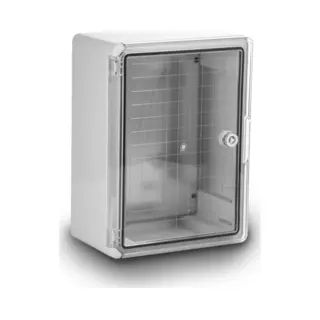 Lege Groepenkast - 330x250x130mm - Velvalux Panoboxpro - Transparant Deksel - Installatiekast - Kunststofkast - Waterdicht IP65