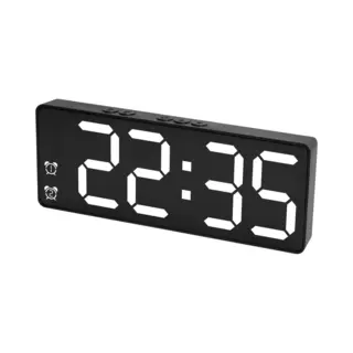 Nuvance - Digitale Wekker - Digitale Klok - Wekkers Voor Kinderen&Volwassenen - Reiswekker - Slaapkamer - Led Wekkers Digitaal