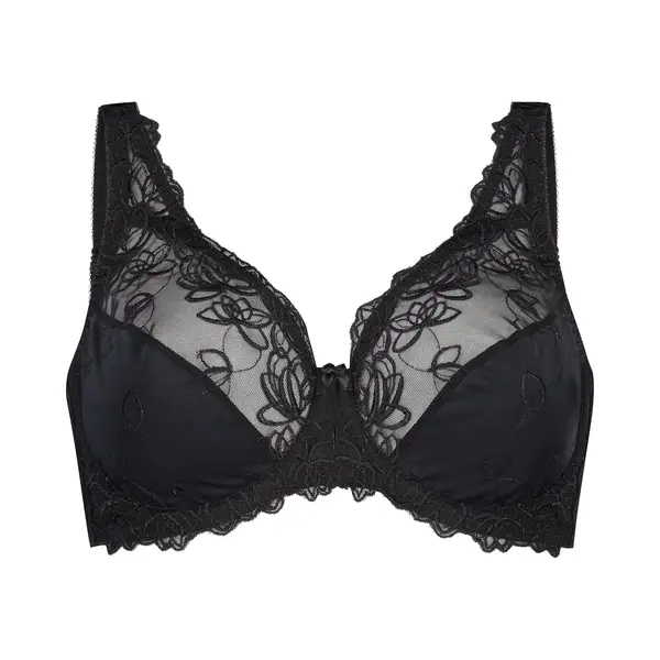 Hunkemöller Niet-voorgevormde Beugel Bh Diva Zwart thumbnail