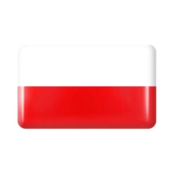 Mini Vlag Sticker - Autostickers - Autosticker Voor Auto - 5 Stuks - Bumpersticker - Polen thumbnail