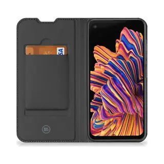 B2Ctelecom Book Wallet Case Voor Samsung Galaxy Xcover 6 Pro Wooden Cubes