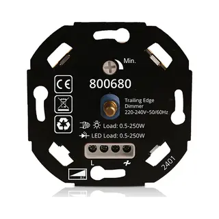 Hoftronic Led Dimmer - 0.5-250 Watt - Geschikt Voor Fase Afsnijding - Universeel