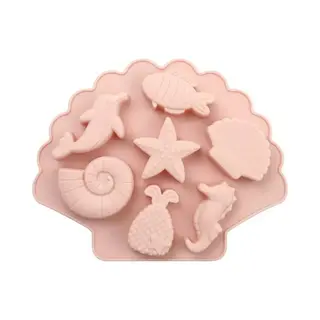 DW4Trading Siliconen Mal Oceaan Schelpen - Kaarsen - Gips & Epoxy Gieten - Zeep - Cake Chocolade Fondant