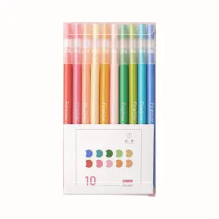 Ainy - Fineliners Set Van 10 Kleur Fineliner / Viltstiften | Fine Liner Manga / Anime Tekenen | Bullet Journal Stiften | Handlettering Markers |