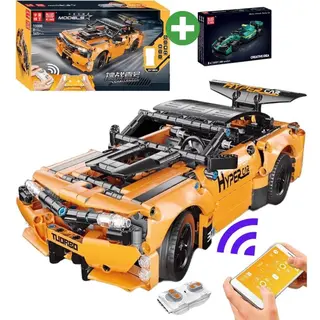 Mould King 15006 + 10157 Challenger Rc + Formule 1 Auto Bouwset | Speed Champions Modelbouw | | Radiografisch Bestuurbare Auto | Classic Creator