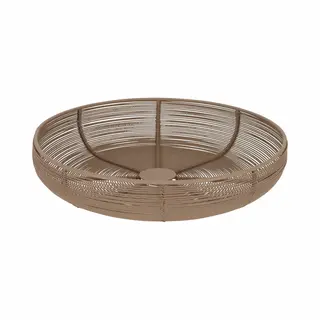 Jens Living Fruitmand Pim - Draadmand - ø29 X 6.5 Cm - Taupe