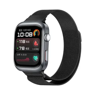 Strap-it Smartwatch Bandje Milanees - Milanese Band Met Magneetsluiting - Geschikt Voor De Huawei Watch D2 (zwart)
