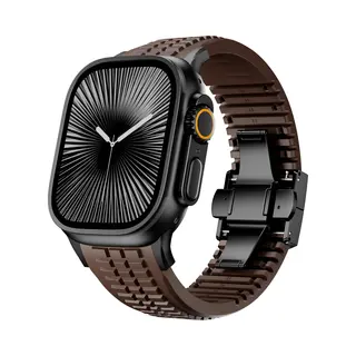 Strap-it Premium Silicone Band - Luxe Siliconen Bandje Geschikt Voor Apple Watch Series 1/2/3/4/5/6/7/8/9/10/X/Se/Ultra (2/3) - Hoogwaardig IWatch