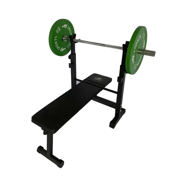 Aj-Sports Bench Press - Halterbank - Fitnessbank - Bankdrukbank - Fitness Bank - Bench - Fitness - Workout - Krachttraining - Exclusief Stang En thumbnail