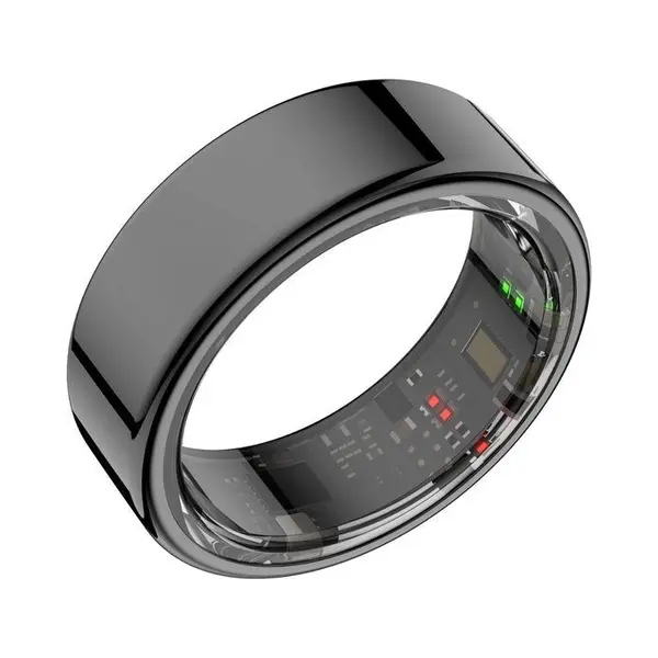 Focus® S1 Smart Ring - Schwarz - Größe 10 - Herzfrequenz - Menstruationszyklus - Schlafüberwachung - Smart Ring - Sport Performance - thumbnail