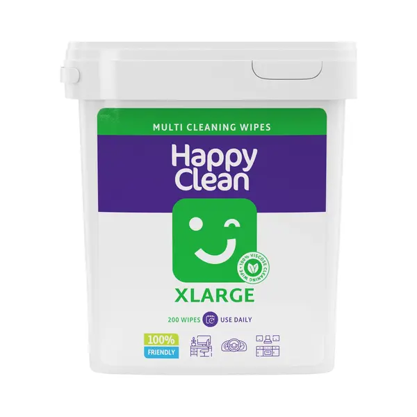 Happy Clean Multi-reinigingsdoekjes Bulk - 200 Stuks - In Handige Doseeremmer - Professionele Allesreiniger Voor Grootverbruik thumbnail