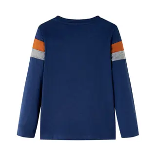 VidaXL Kinder-Langarmshirt Marineblau 104