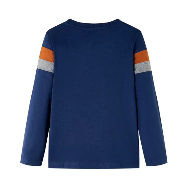 VidaXL Kinder-Langarmshirt Marineblau 104 thumbnail
