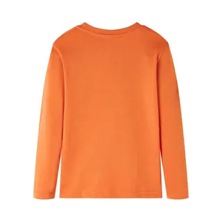 VidaXL, Mädchen, Shirts, Kinder-Langarmshirt Dunkelorange 104, Material, 100, Orange, (104)