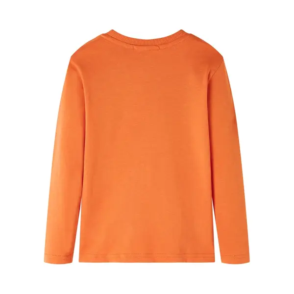 VidaXL, Mädchen, Shirts, Kinder-Langarmshirt Dunkelorange 104, Material, 100, Orange, (104) thumbnail