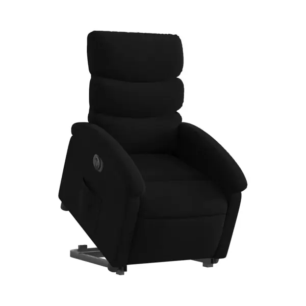 VidaXL Relaxsessel Mit Aufstehhilfe Elektrisch Schwarz Stoff thumbnail