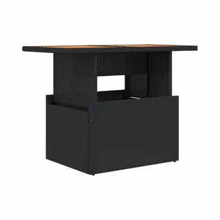 VidaXL 365976 tuintafel Zwart