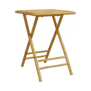 VidaXL Tuintafel Inklapbaar 55x55x75 Cm Bamboe