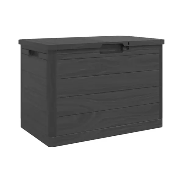 Vidaxl - Outdoor Cushion Box Anthracite 77.5x44.5x53 Cm Polypropylene thumbnail