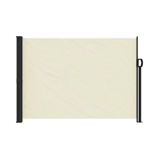 Retractable Side Awning Cream140x600 Cm Vidaxl