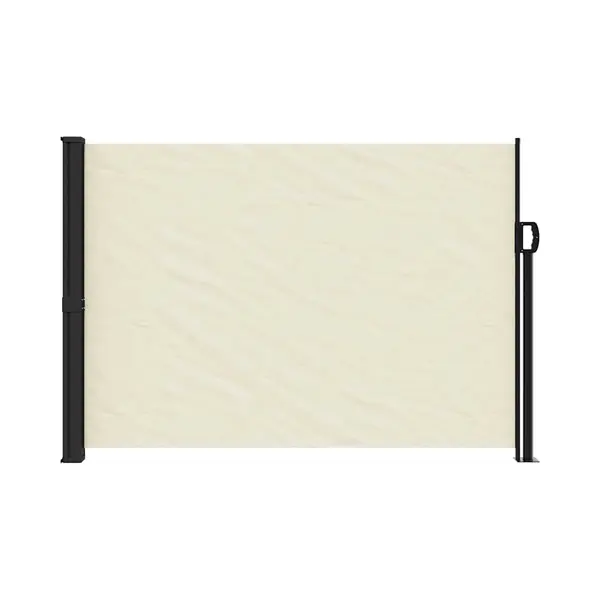 Retractable Side Awning Cream140x600 Cm Vidaxl thumbnail