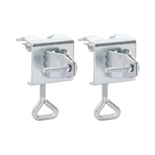 Umbrella Clamps For Balcony 2 Pcs 32 Mm Galvanised Steel Vidaxl