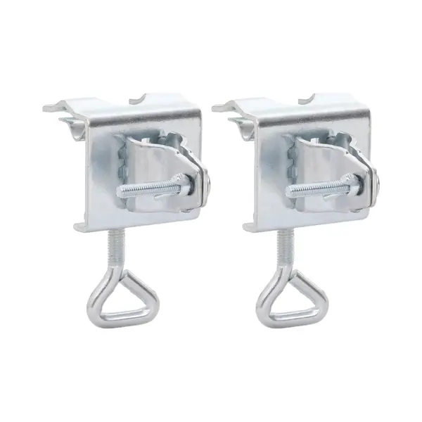 Umbrella Clamps For Balcony 2 Pcs 32 Mm Galvanised Steel Vidaxl thumbnail