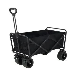 Infinity Goods Bolderkar Xl - Opvouwbaar - 180KG Draagkracht - Draaibare Wielen - 95 X 57 X 96 Cm - Verstelbaar - Zwart