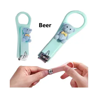 Cheaperito Schattige Dieren Nagelknipper Voor Kinderen I Nagelschaartje I Voorkomt Wegspringen Nagels I Ook Voor Teennagels I Nagelverzorgingsaccessoires I Beer