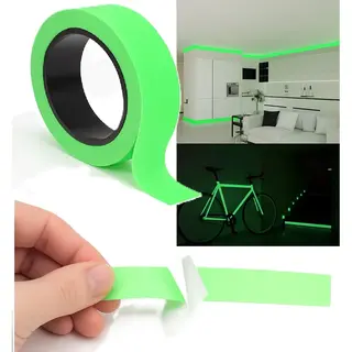 Cheaperito Glow In The Dark Tape – Lichtgevende Tape – 1 Cm X 5 Meter – Zelfklevend – Veiligheidstape Voor Huis, Fiets & Decoratie