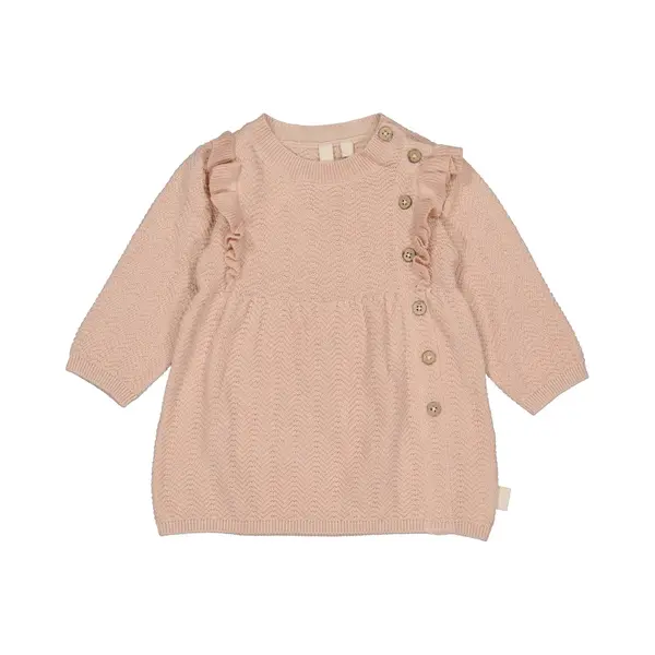 Levv Baby Meisjes Jurk Larissa Old Pink Maat 68 thumbnail
