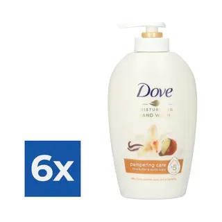 Dove Handzeep Pompje - Shea Butter 250 Ml - Voordeelverpakking 6 Stuks