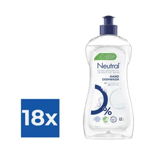 Neutral - Afwasmiddel - 500ml - Voordeelverpakking 18 Stuks
