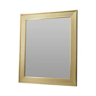 Home & Styling Wandspiegel Met Brede Lijst El Dorado - Frame Kleur Goud - 50 X 60 Cm - Gang/badkamer/slaapkamer Spiegels
