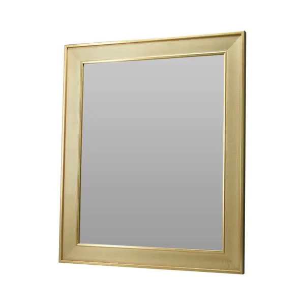 Home & Styling Wandspiegel Met Brede Lijst El Dorado - Frame Kleur Goud - 50 X 60 Cm - Gang/badkamer/slaapkamer Spiegels thumbnail
