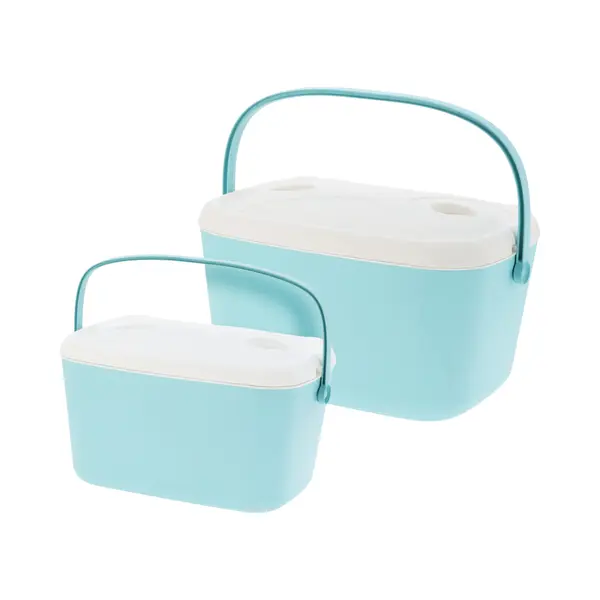 H@S Decoration Koelbox - 30 Liter - Koelboxen - Blauw - Per Set Van 2 Stuks thumbnail