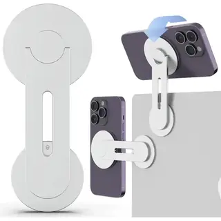 Slimtron Magnetische Telefoonhouder Voor Laptop - Magsafe - Geschikt Voor Iphones - 12 - 13 - 14 -15 - 16 - 17 (pro Max)
