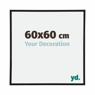 Your Decoration Fotokader 60x60 Cm - Zwart Mat - Kunststof - Annecy