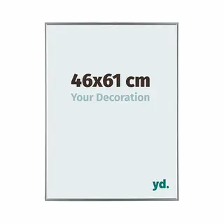 yd. Your Decoration Fotokader 46 X 61 Cm, Hoogzilver Glans, Kunststof Fotokader Met Acrylglas, Ontspiegeld Karton, 46 X 61 Cm, Evry