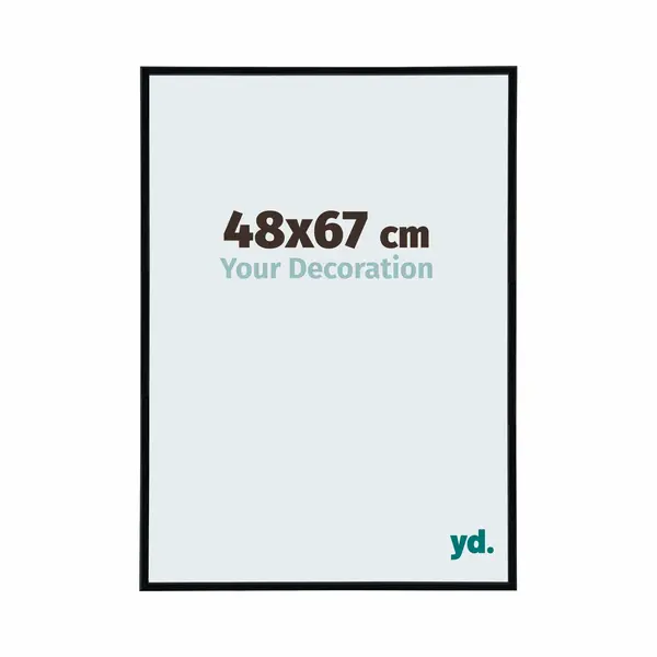 Your Decoration Fotokader 48x67 Cm - Zwart Hoogglans - Kunststof - Annecy thumbnail