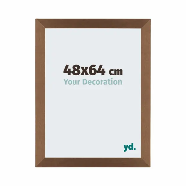 Yd. Your Decoration - Bilderrahmen 48x64 Cm - Kupfer Dekor - Billderrahmen Aus Mdf Mit Acrylglas - Antireflex - 48x64 Rahmen - Mura thumbnail