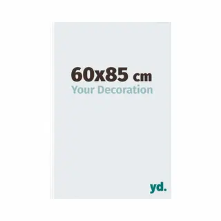 Your Decoration Fotokader 60x85 Cm - Wit Hoogglans - Kunststof - Bordeaux