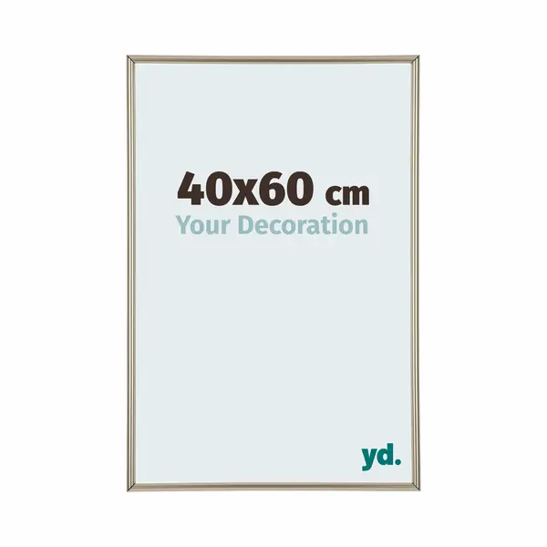 Yd. Your Decoration - Bilderrahmen 40x60 Cm - Champagner - Bilderrahmen Aus Kunststoff Mit Acrylglas - Antireflex - Rahmen 40x60 Cm - Annecy thumbnail