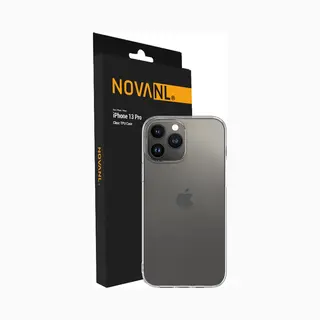 Novanl Telefoonhoesje - Geschikt Voor IPhone 13 Pro Hoesje - Transparant - Siliconen - Gsm Hoesje - Doorzichtig