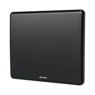 Auronic Konvektorheizung - 1000W - Elektroheizung - 3 Stufen - Metallheizkörper - Freistehend - Räder - Schwarz