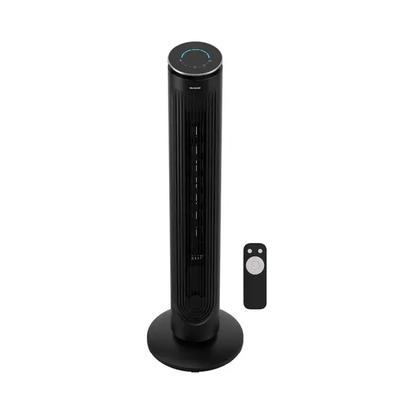 Auronic Turmventilator – 5 Geschwindigkeiten – 90° Oszillation – 105 Cm – Schwarz thumbnail