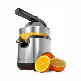 KitchenBrothers Zitruspresse - Mit Ausgießer Und Griff - 0.35L - Edelstahl