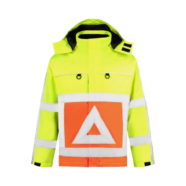 Verkeersregelaar Jas - Fluoriserend Oranje Geel - Maat Xxxl - Verkeerregelaar Kleding Mexxo thumbnail